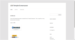 Desktop Screenshot of ldstemplescreensaver.com